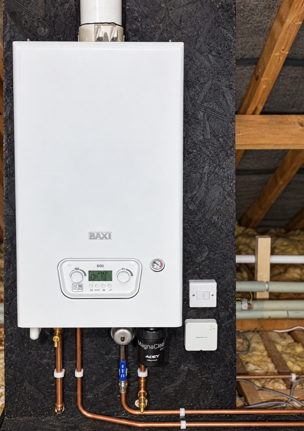 Precision boiler installation
